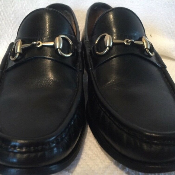 Gucci Other - Gucci Black Horsebit Moc Toe Loafer Shoe US 9.5 D